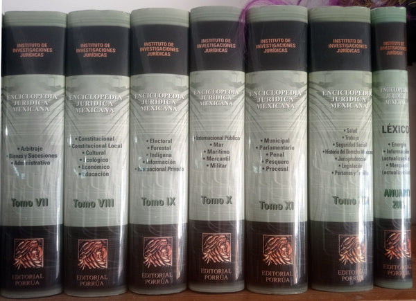 Enciclopedia jurídica mexicana (13 tomos)