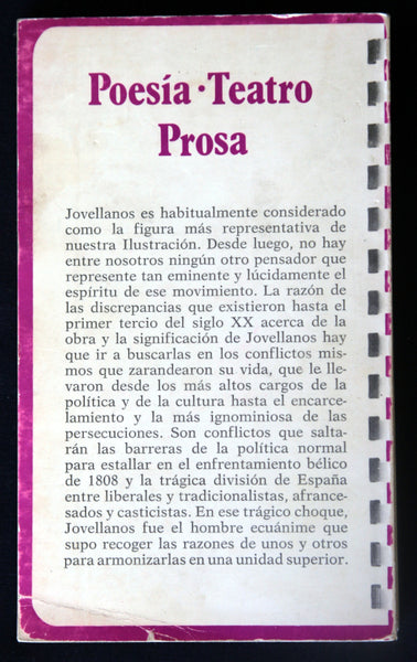Poesía, teatro, prosa