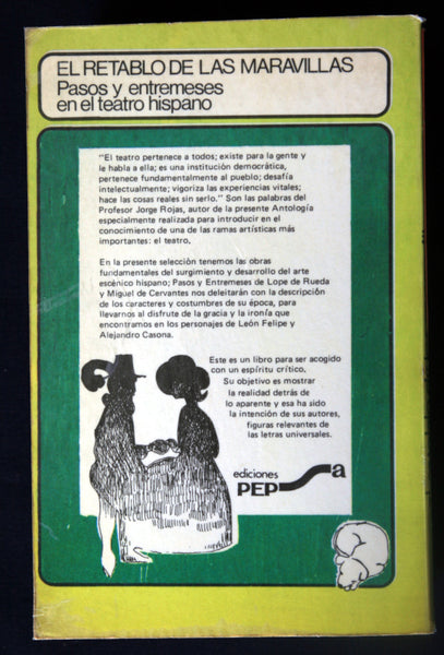 El retablo de las maravillas. Pasos y entremeses en el teatro hispano