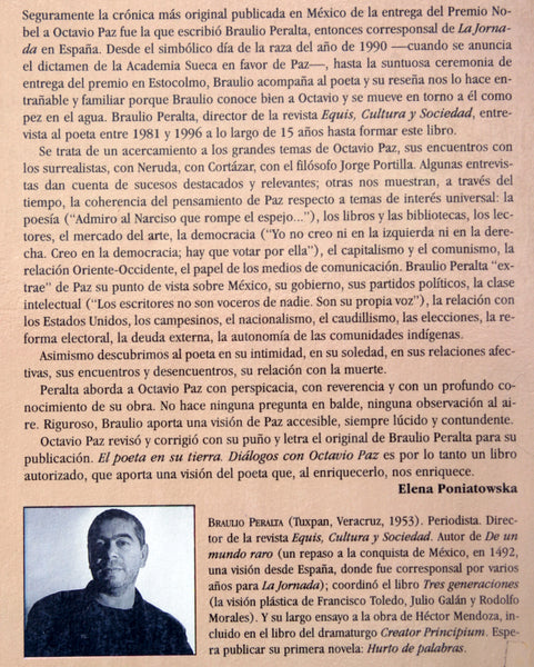 El poeta en su tierra. Diálogos con Octavio Paz.