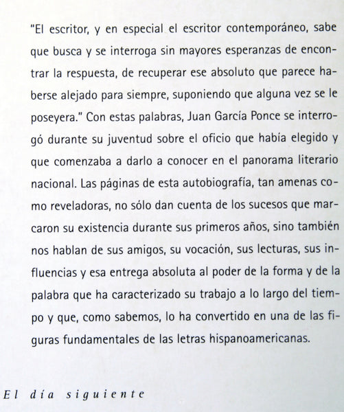 Autobiografía precoz