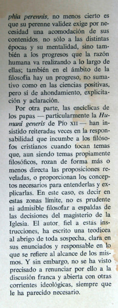 Teología natural o Teodicea (Curso de filosofía tomista)