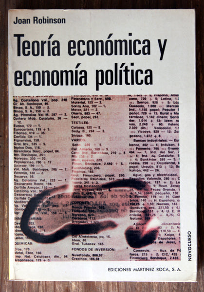 Teoría económica y economía política