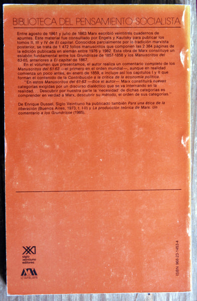 Hacia un Marx desconocido. Un comentario de los Manuscritos del 61-63