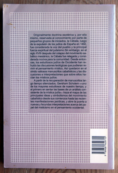 Las grandes tendencias de la mística judía.