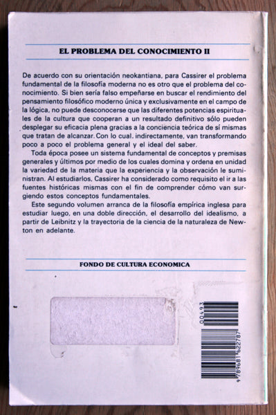 El Problema del Conocimiento II
