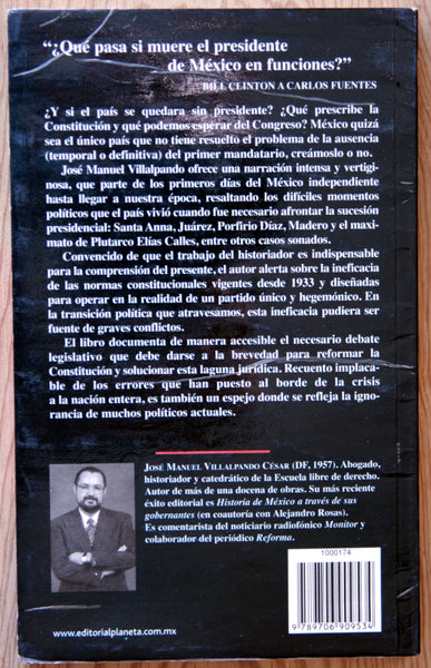 La silla vacía ¿Qué pasaría si el presidente faltara?
