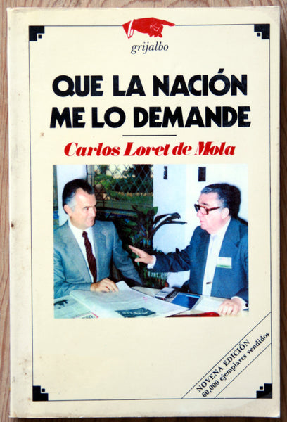 Que la nación me lo demande