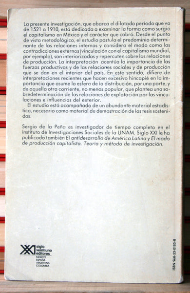 La formación del capitalismo en México