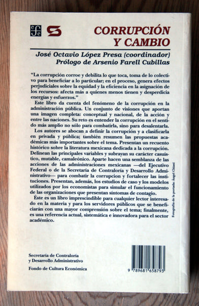 Corrupción y cambio