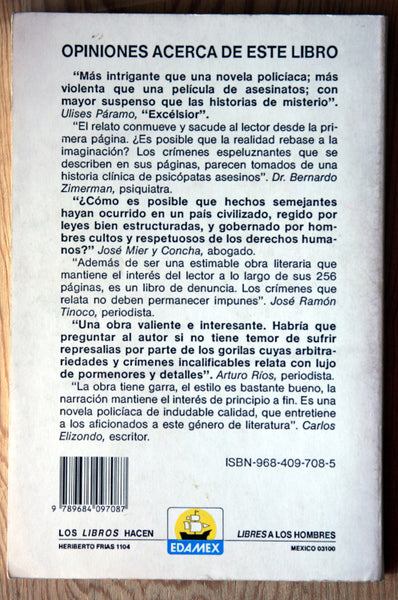 Testigo a la fuerza. Crímenes impunes de Javier Coello Trejo. Cómplices y encubridores.
