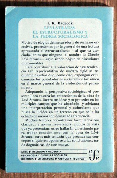 Levi-Strauss: El estructuralismo y la teoría sociológica