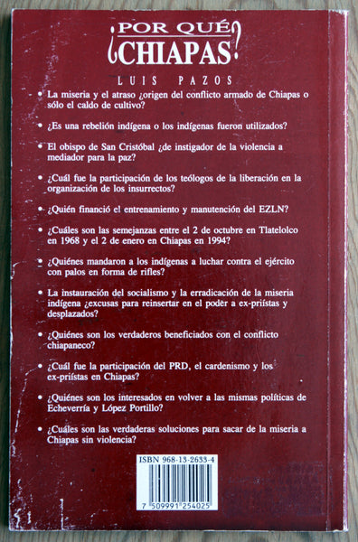 ¿Por qué Chiapas?