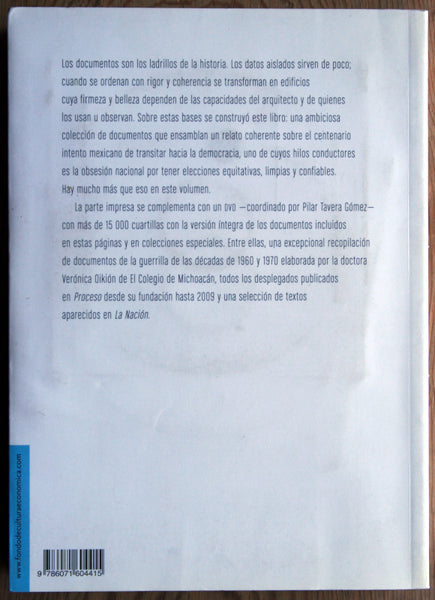 La transición en México. Una historia documental 1910-2010