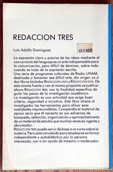 Redacción tres.