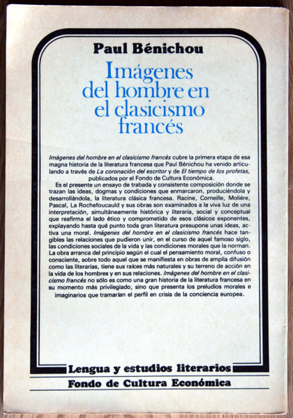 Imágenes del hombre en el clasicismo francés