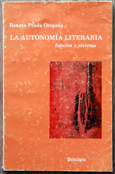 La autonomía literaria función y sistema