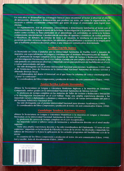 La argumentación. Acto de persuasión, convencimiento o demostración