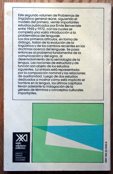 Problemas de lingüística general I y II