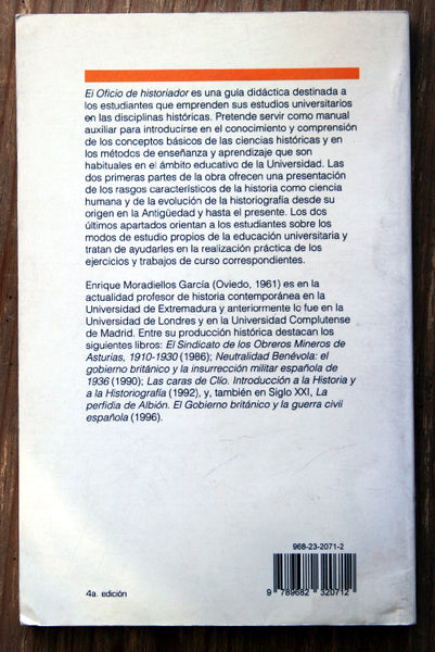 El oficio de historiador