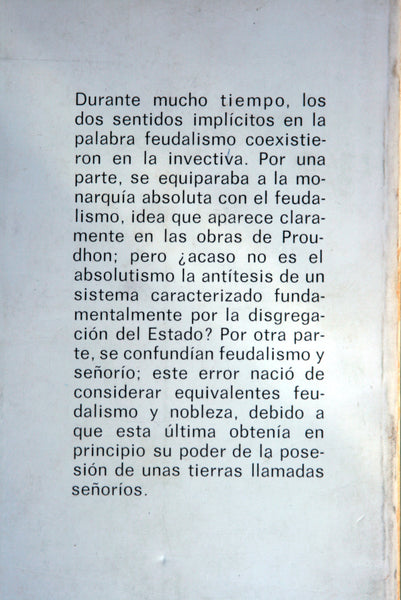 Señorío y feudalismo en la edad media