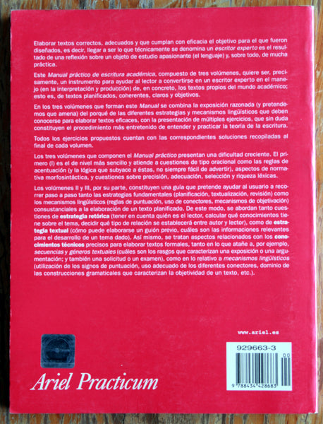 Manual práctico de escritura académica (Volumen II)