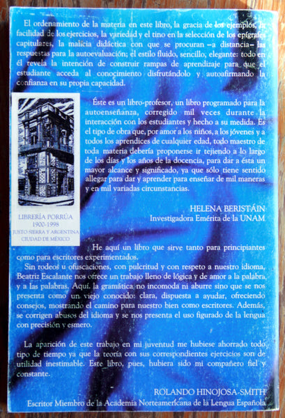 Curso de redacción para escritores y periodistas (Teoría y ejercicios)