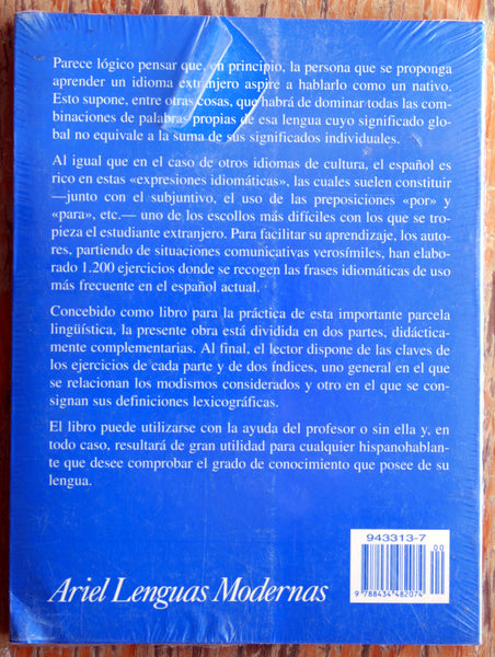 El español idiomático. Frases y modismos del español.