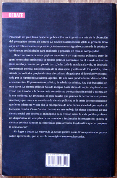 La muerte de la ciencia política