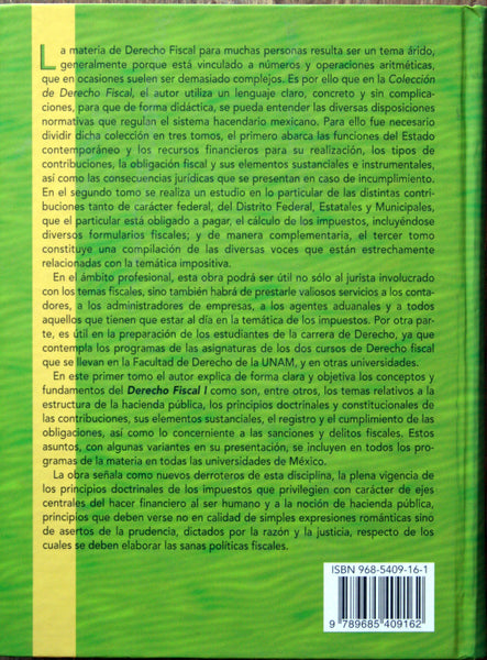 Derecho Fiscal I y II