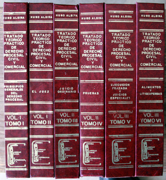 Tratado de Derecho Procesal Civil y Comercial. Tomo I, II, III, IV, V y VI