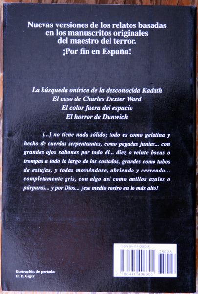 El horror de Dunwich y otros relatos de los mitos de Cthulhu