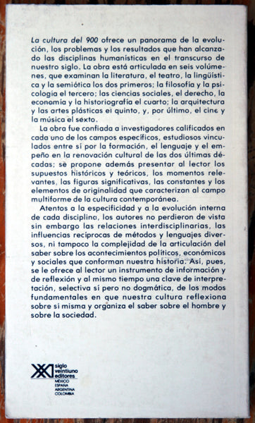 La cultura del 900. Vol 6. Cine y Música.