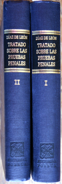 Tratado sobre las pruebas penales tomo I y II