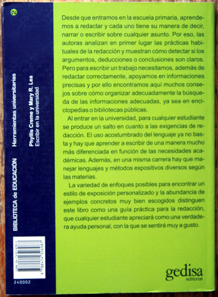 Escribir en la universidad