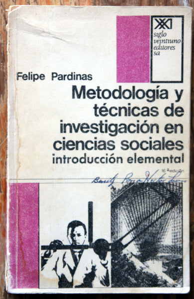 Metodología y técnicas de investigación en ciencias sociales. Introducción elemental.