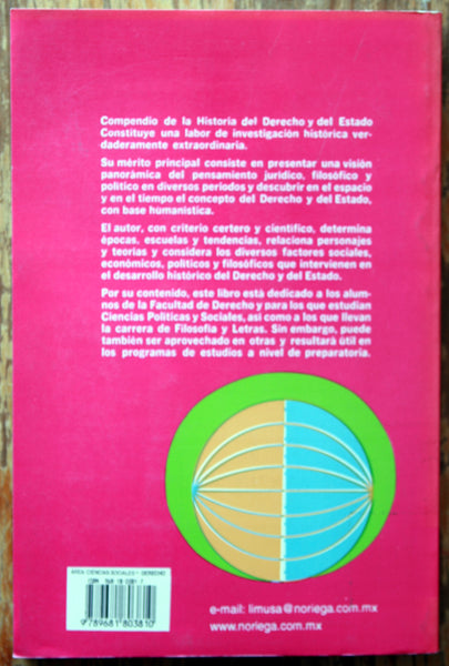 Compendio de historia del Derecho y del Estado