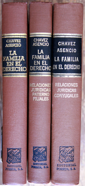 La familia en el Derecho (3 volúmenes)