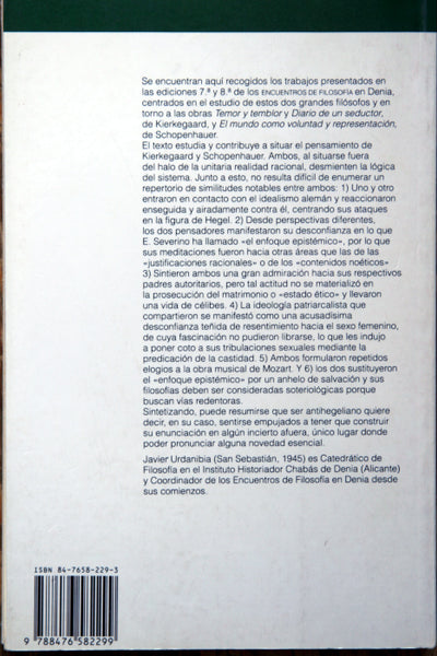 Los antihegelianos: Kierkegaard y Schopenhauer