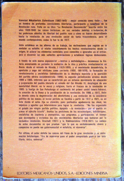La revolución desconocida (historia del silencio bolchevique)