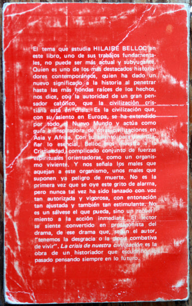 La crisis de nuestra civilización