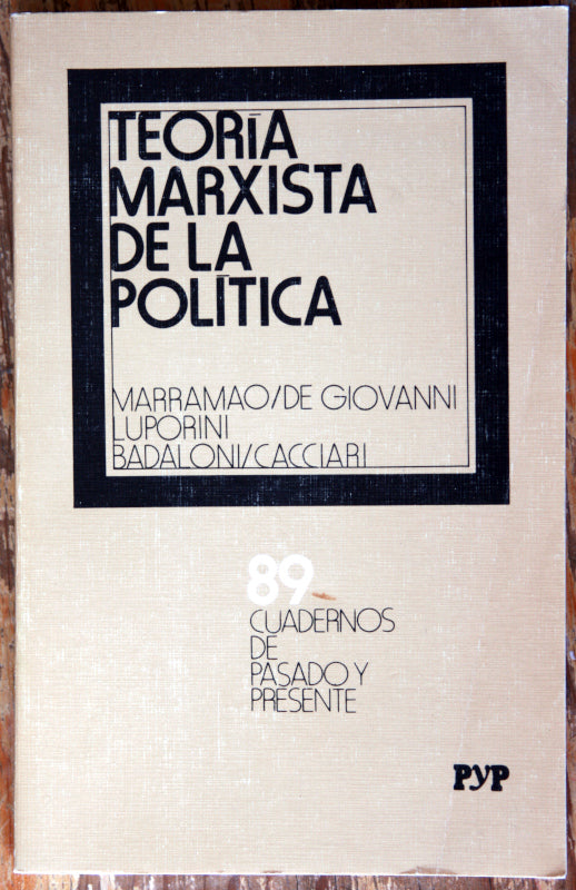 Teoría marxista de la política