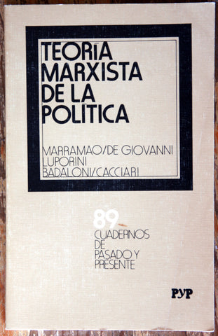 Teoría marxista de la política