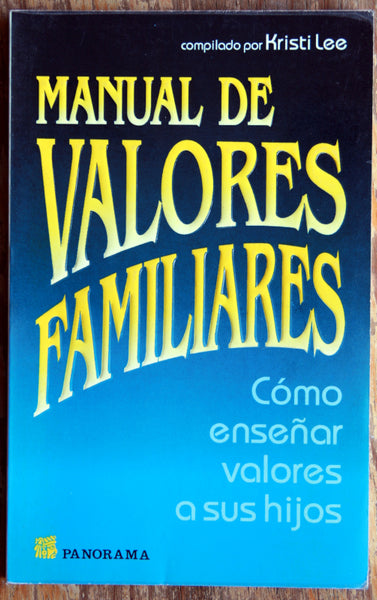 Manual de valores familiares