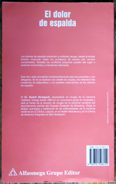 El dolor de espalda