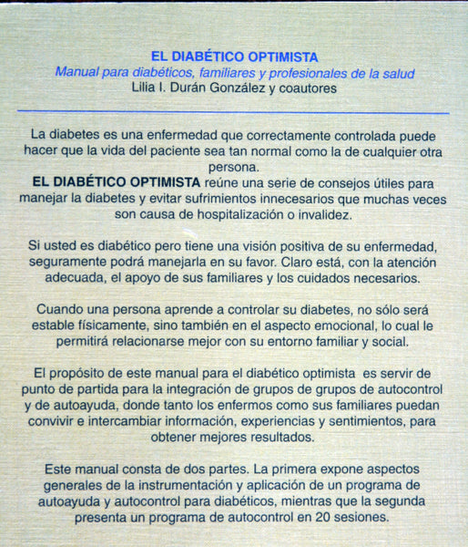 El diabético optimista