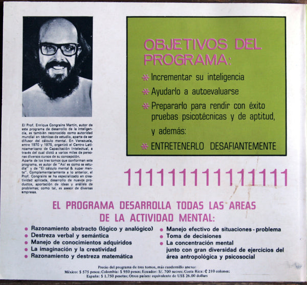 Así se desarrolla la inteligencia. Tomo I, II y III