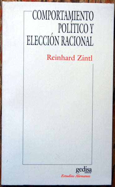 Comportamiento político y elección racional