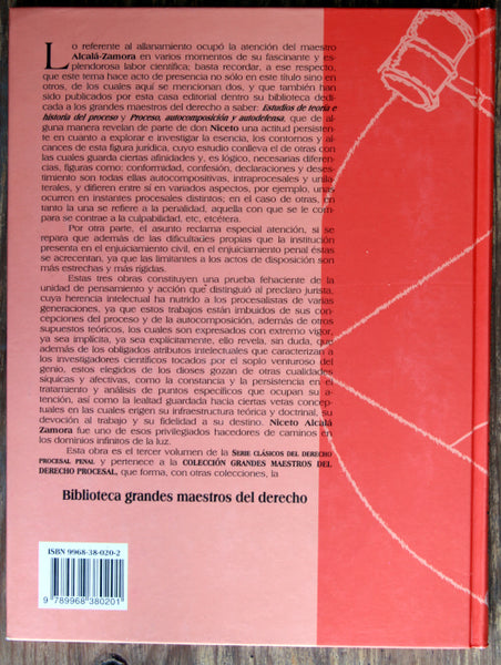 Serie clásicos del derecho procesal penal. Vol. 1, 2 y 3