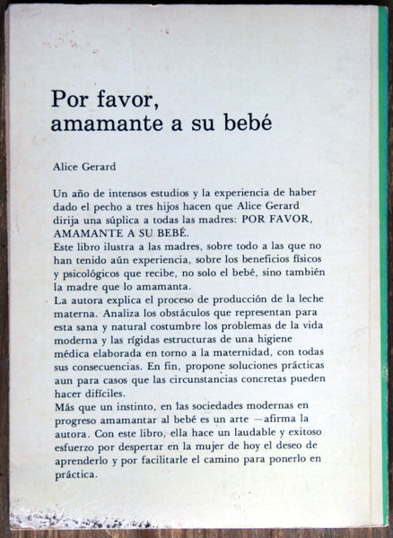 Por favor, amamante a su bebé